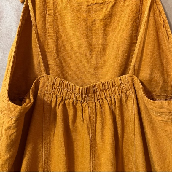 Urban Outfitters | Harley Linen Tie Strap Wide Leg Overalls Jumpsuit Size L - Picture 13 of 16